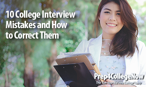 college interview mistakes
